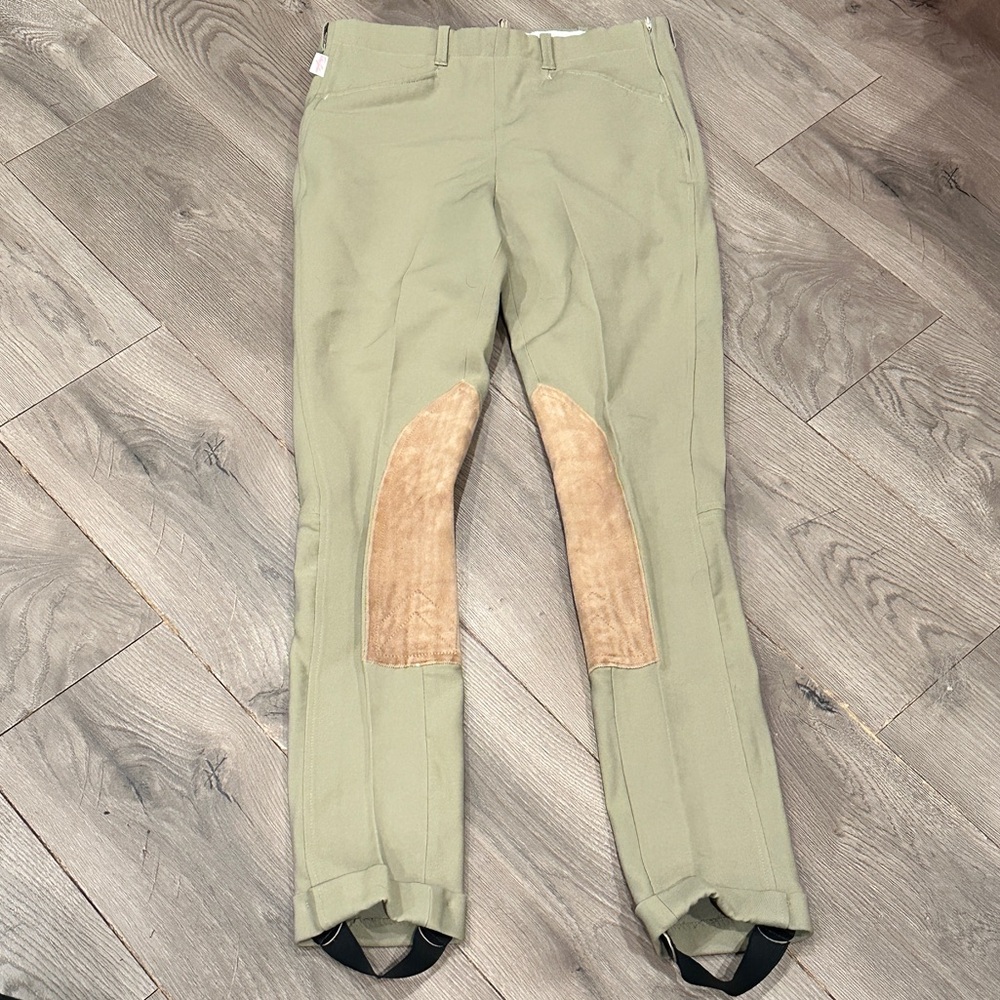 The Tailored Sportsman Kids Olive Riding Pants